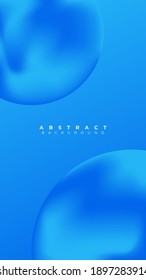 Abstract blue background. Liquid blue color background design. Fluid gradient shapes composition. Futuristic design posters. Eps10 vector.