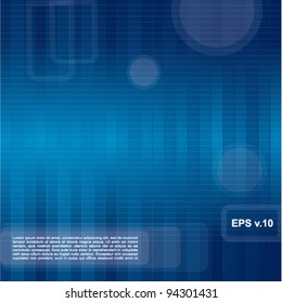 Abstract blue background with lots of place for text