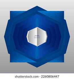Abstract blue background with luxury styles eps10