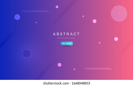 abstract blue background with memphis style, abstract creative backgrounds, modern landing page vector concepts.