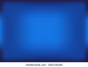 Abstract blue background. Mesh gradient background with dark frame. Blurred Blue Template, blank. A4 Vector EPS10