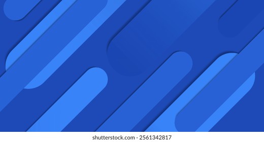 Abstract blue background. Minimal geometric white light background abstract design.
