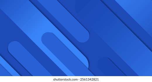 Abstract blue background. Minimal geometric white light background abstract design. Vector Illustration