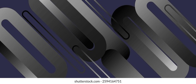 Abstract blue background. Minimal geometric white light background abstract design. Vector Eps10