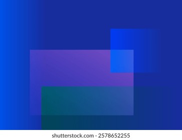 Abstract blue background with modern geometric shapes and minimal design.  