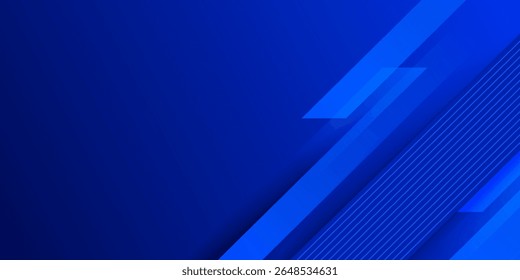 Abstract blue background with modern geometric design and minimal shapes. Ideal for brochures, booklets, banners, posters, websites, flyers, covers, corporate use, and clean backdrops.