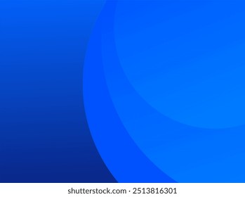 Fundo azul abstrato. Vetor de plano de fundo de gradiente moderno
