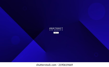 Resumen de fondo azul con efecto rayado moderno, el concepto de fondo de onda gradiente.