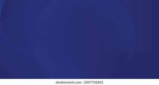 Abstrakter blauer Hintergrund. Modernes, einfaches, geometrisches Design in Blau. Minimale Formen. Anzug für Broschüre, Broschüre, Banner, Poster, Website, Flyer, Cover, modern