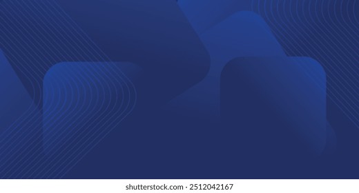 Abstract blue background. Modern simple blue geometric design. Minimal shapes. Suit for booklet, brochure, banner, poster, website, flyer, cover, corporate, backdrop. Vector illustration