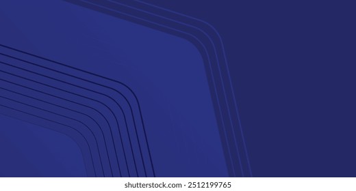 Abstract blue background. Modern simple blue geometric design. Minimal shapes