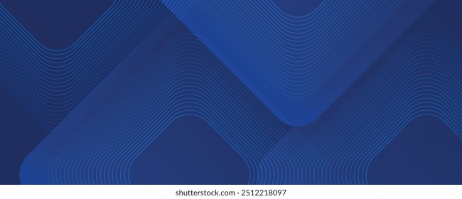Abstrakter blauer Hintergrund. Modernes, einfaches, geometrisches Design in Blau. Minimale Formen.