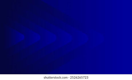 Abstractas fondo azul. Diseño geométrico azul simple moderno. Formas mínimas. Flecha azul Abstractas que brilla intensamente con la iluminación y la rejilla de línea en el concepto de alta tecnología de la tecnología del fondo azul