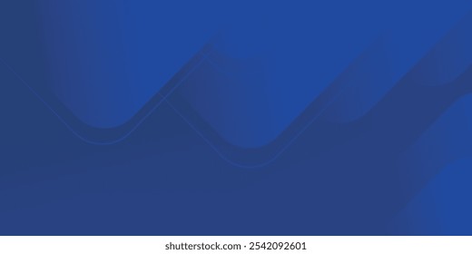 Abstract blue background. Modern simple blue geometric design. Minimal shapes. Suit for booklet, brochure, banner, poster, website, flyer, cover, corporate, backdrop. Vector illustration