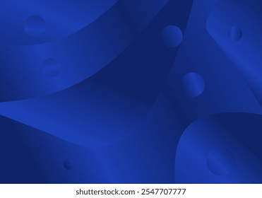 Abstract blue background. Modern simple blue abstract geometric design. Minimal form. Suitable for booklet, brochure, banner, poster, website, power point, flyer, cover, corporate, background. Vector 