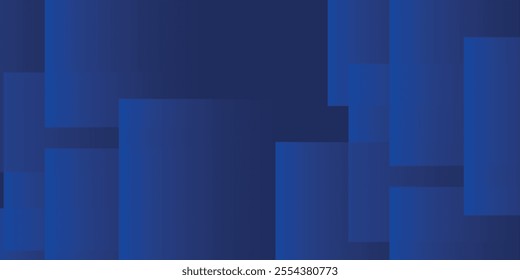 Abstract blue background. Modern simple blue geometric design. Minimal shapes.