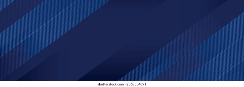 Abstract blue background. Modern simple blue geometric design. Minimal shapes. Suit for booklet, brochure, banner, poster, website, flyer, cover, corporate, backdrop. Vector illustration
