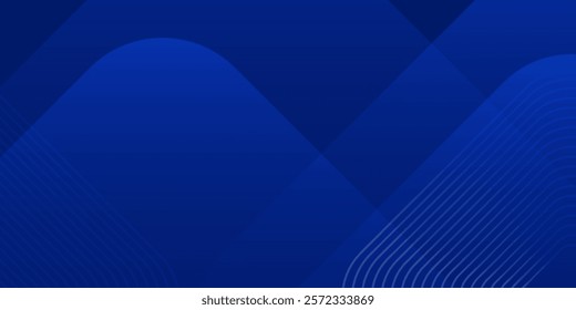 Abstract blue background. Modern simple blue geometric design. Minimal shapes. Suit for booklet, brochure, banner, poster, website, flyer, cover, corporate, backdrop. Vector illustration