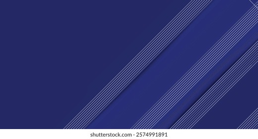 Abstract blue background. Modern simple blue geometric design. Minimal shapes. Suit for booklet, brochure, banner, poster, website, flyer, cover,