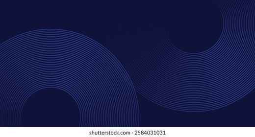 Abstract blue background. Modern simple blue geometric design. Minimal shapes. Suit for booklet art modern