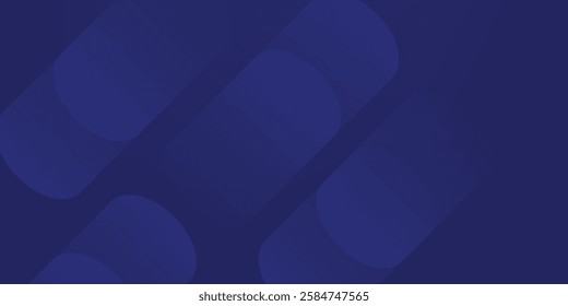 Abstract blue background. Modern simple blue geometric design. Minimal shapes. Suit for booklet, brochure, banner, poster, website, flyer, cover, corporate, backdrop. Vector illustration