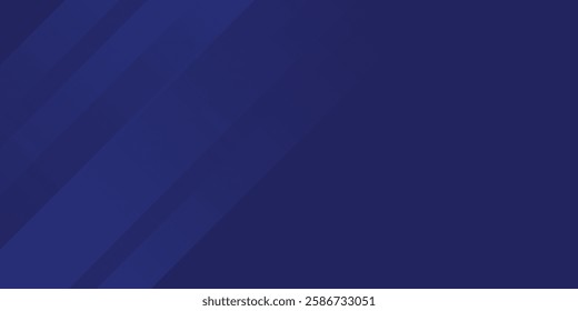 Abstract blue background. Modern simple blue geometric design. Minimal shapes. Suit for booklet, brochure, banner,