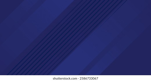 Abstract blue background. Modern simple blue geometric design. Minimal shapes. Suit for booklet, brochure, banner,