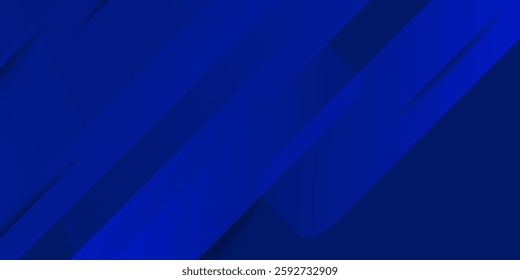 Abstract blue background. Modern simple blue geometric design. Minimal shapes. Suit for booklet, brochure, banner,