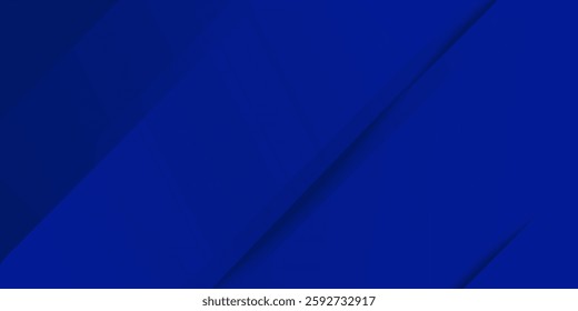 Abstract blue background. Modern simple blue geometric design. Minimal shapes. Suit for booklet, brochure, banner,
