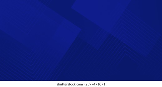 Abstract blue background. Modern simple blue geometric design. Minimal shapes. Suit for booklet, brochure, banner, poster, website, flyer, cover, corporate, backdrop. Vector illustration