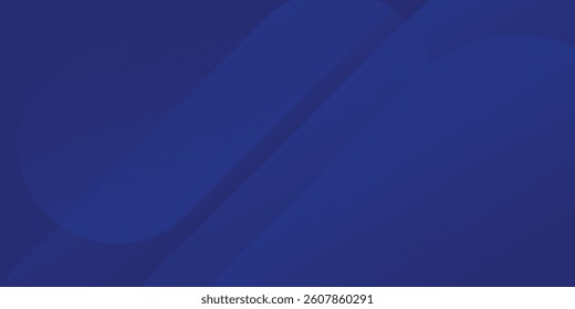 Abstract blue background. Modern simple blue geometric design. Minimal shapes. Suit for booklet, brochure, banner, poster, website, flyer, cover, corporate, backdrop. Vector illustration