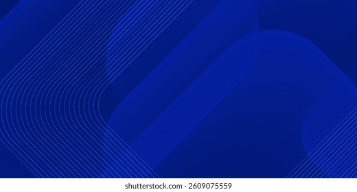 Abstract blue background. Modern simple blue geometric design. Minimal shapes. Suit for booklet, brochure, banner, poster, website, flyer, cover, corporate, backdrop. Vector illustration