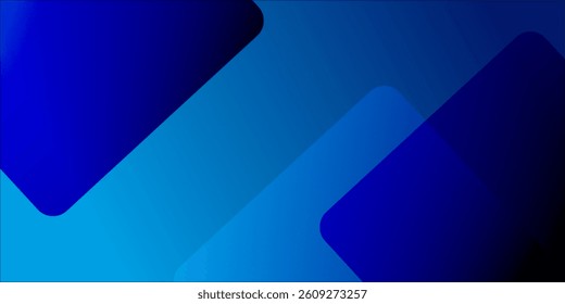 Abstract blue background. Modern simple blue geometric design. Minimal shapes. Suit for booklet, brochure, banner, poster, website, flyer, cover, corporate, backdrop. Vector illustration