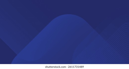 Abstract blue background. Modern simple blue geometric design. Minimal shapes. Suit for booklet, brochure, banner, poster, website, flyer, cover, corporate, backdrop. Vector illustration