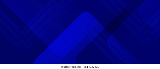 Abstract blue background. Modern simple blue geometric design. Minimal shapes. Suit for booklet, brochure, banner, poster, website, flyer, cover, corporate, backdrop. Vector illustration