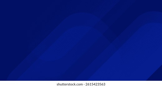 Abstract blue background. Modern simple blue geometric design. Minimal shapes. Suit for booklet, brochure, banner, poster, website, flyer, cover, corporate, backdrop. Vector illustration