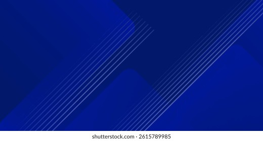 Abstract blue background. Modern simple blue geometric design. Minimal shapes. Suit for booklet, brochure, banner, poster, website, flyer, cover, corporate, backdrop. Vector illustration