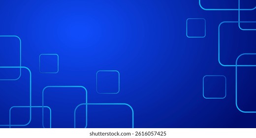 Abstract blue background. Modern simple blue geometric design. Minimal shapes. Suit for booklet, brochure, banner, poster, website, flyer, cover, corporate, backdrop. Vector illustration