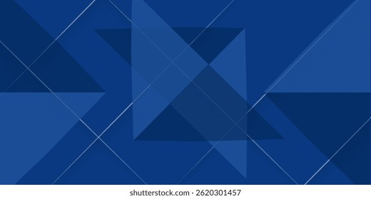 Abstract blue background. Modern simple blue geometric design. Minimal shapes. Suit for booklet, brochure, banner, poster, website, flyer, cover, corporate, backdrop. eps10