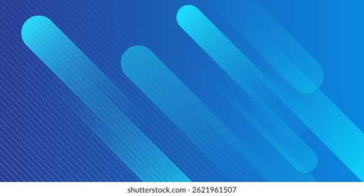Abstract blue background. Modern simple blue geometric design. Minimal shapes. Suit for booklet, brochure, banner, poster, website, flyer, cover, corporate, backdrop. Vector illustration