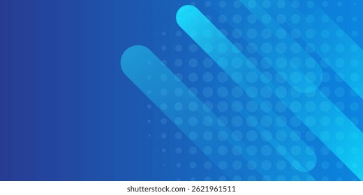 Abstract blue background. Modern simple blue geometric design. Minimal shapes. Suit for booklet, brochure, banner, poster, website, flyer, cover, corporate, backdrop. Vector illustration