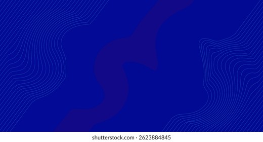 Abstract blue background. Modern simple blue geometric design. Minimal shapes. Suit for booklet, brochure, banner, poster, website, flyer, cover, corporate, backdrop. Vector illustration