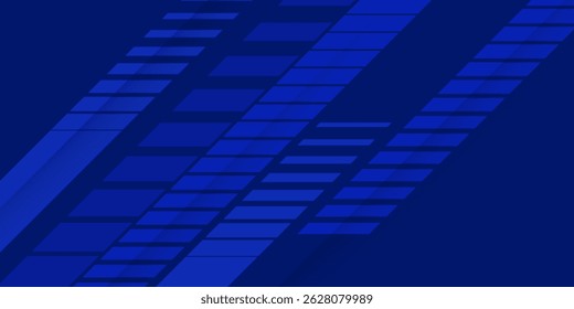 Abstract blue background. Modern simple blue geometric design. Minimal shapes. Suit for booklet, brochure, banner, poster, website, flyer, cover, corporate, backdrop.eps 10