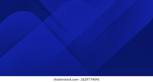 Abstract blue background. Modern simple blue geometric design. Minimal shapes. Suit for booklet, brochure, banner, poster, website, flyer, cover, corporate, backdrop. Vector illustration