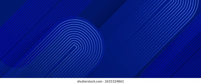 Fundo azul abstrato. Design geométrico azul simples moderno. Formas mínimas. Terno para livreto, brochura, banner.