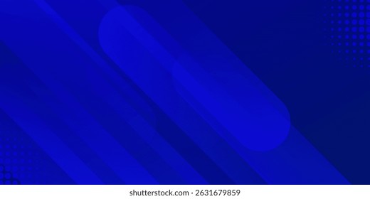 Abstract blue background. Modern simple blue geometric design. Minimal shapes. Suit for booklet, brochure, banner, poster, website, flyer, cover, corporate, backdrop. Vector illustration