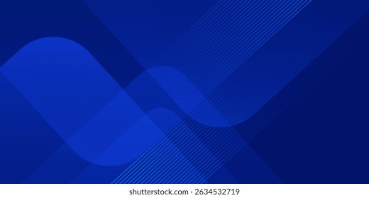 Abstract blue background. Modern simple blue geometric design. Minimal shapes. Suit for booklet, brochure, banner, poster, website, flyer, cover, corporate