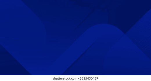 Abstract blue background. Modern simple blue geometric design. Minimal shapes. Suit for booklet, brochure, banner, poster, website, flyer, cover, corporate, backdrop. Vector illustration