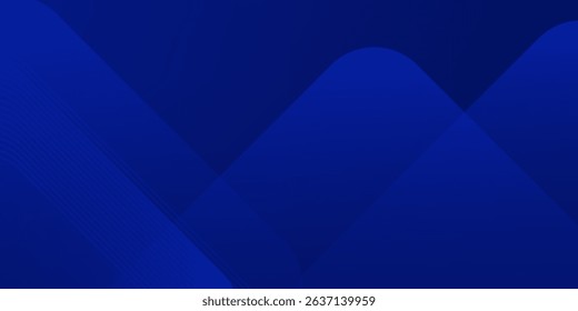 Abstract blue background. Modern simple blue geometric design. Minimal shapes. Suit for booklet, brochure, banner, poster, website, flyer, cover, corporate, backdrop. Vector illustration