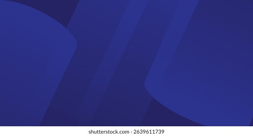 Abstract blue background. Modern simple blue geometric design. Minimal shapes. Suit for booklet, brochure, banner, poster, website, flyer, cover, corporate, backdrop. Vector illustration